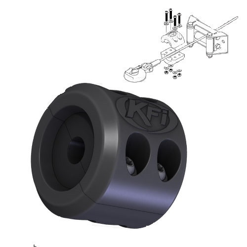 Kawasaki Teryx / Ridge / KRX / Mule 2500lbs Stealth Winch - KFI
