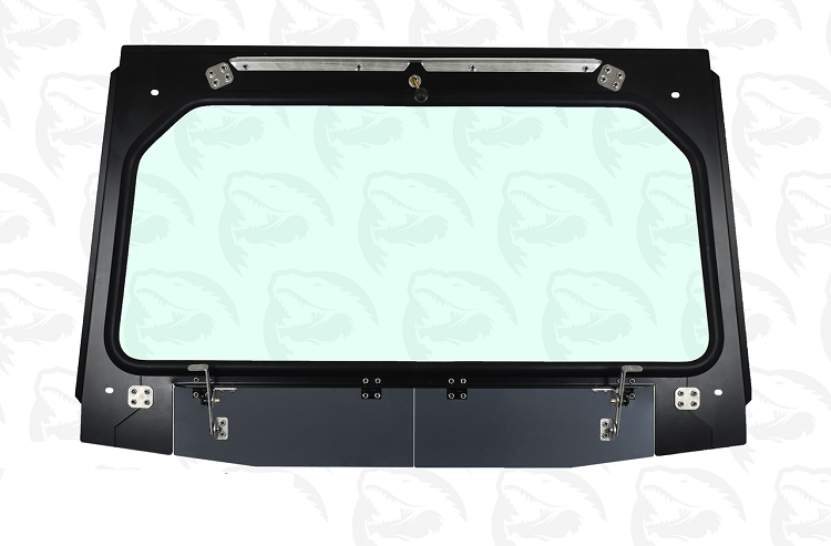 Kawasaki Teryx KRX Full Vented Glass Windshield with Wiper