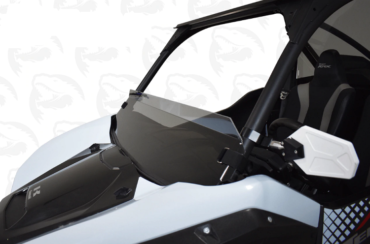 Kawasaki Teryx KRX Tinted Half Polycarbonate Windshield - UTV