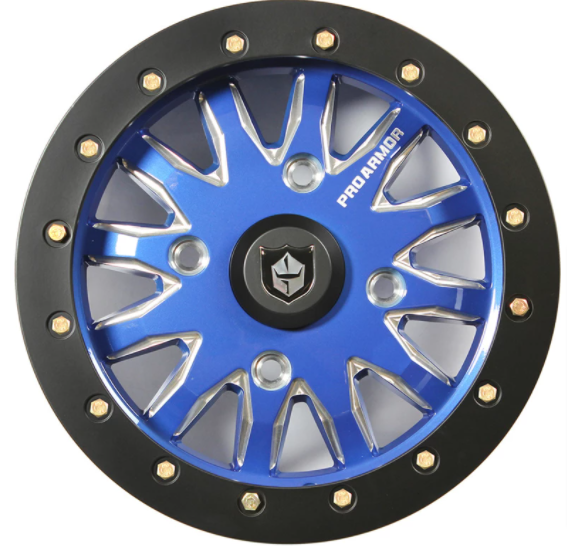 Kawasaki Wheel: Halo Milled 15x7 - Pro Armor P15078HMBL-X-EKO