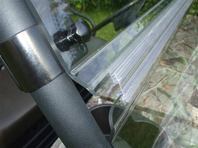 Kawasaki Mule 4010 Flip Up Windshield Hard Coated on Both Sides