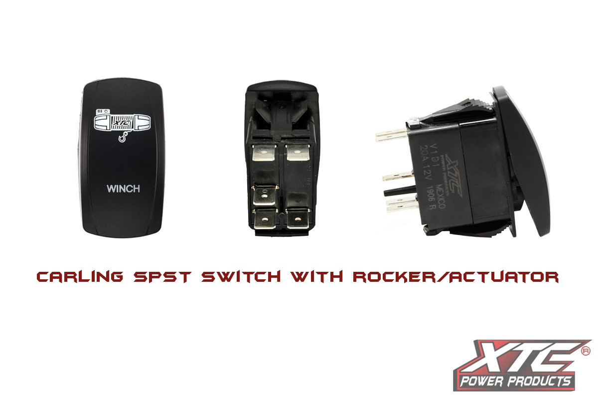 Kawasaki Teryx / Ridge / KRX / Mule Winch Rocker Switch - XTC Kawasaki Teryx / Ridge / KRX / Mule Winch Rocker Switch - XTC