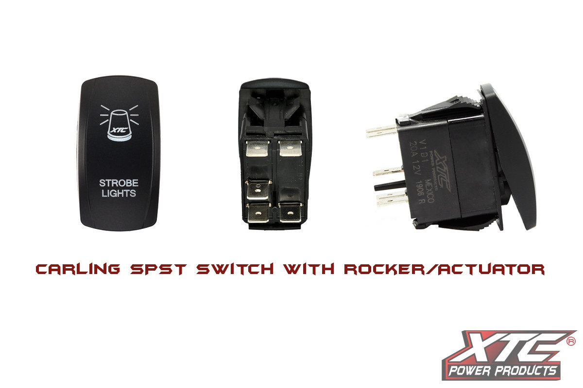 Kawasaki Teryx / Ridge / KRX / Mule Strobe Lights Rocker Switch