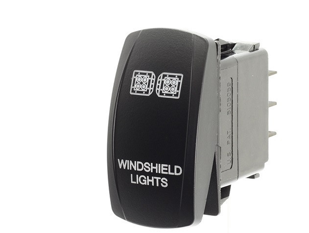 Kawasaki Teryx / Ridge / KRX / Mule Windshield Lights Rocker