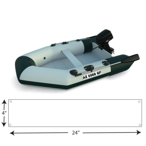 Kawasaki Registration Plates for Inflatables and RIB’s