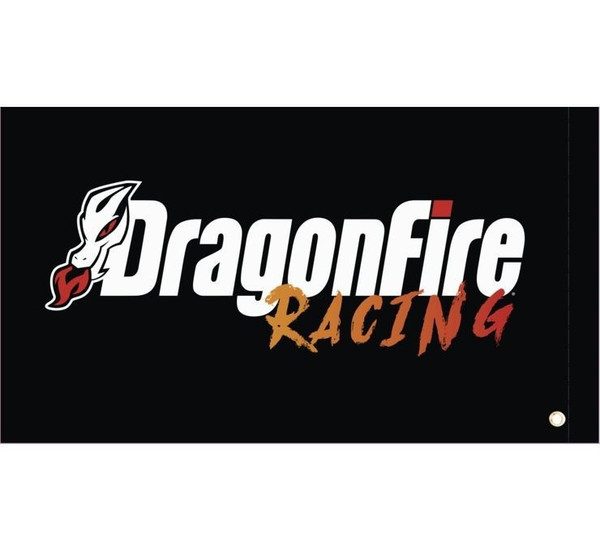 Kawasaki Mule / Teryx DFR UTV Black Whip Flag by Dragonfire Racing 522033-EKO