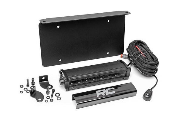 Kawasaki Mule / Teryx 8" Black LED License Plate Kit by Rough Country