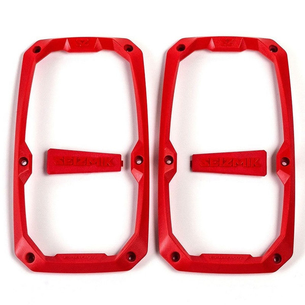 Kawasaki Mule / Teryx Embark Series ABS Color Red Bezel & Cap Kit by Seizmik