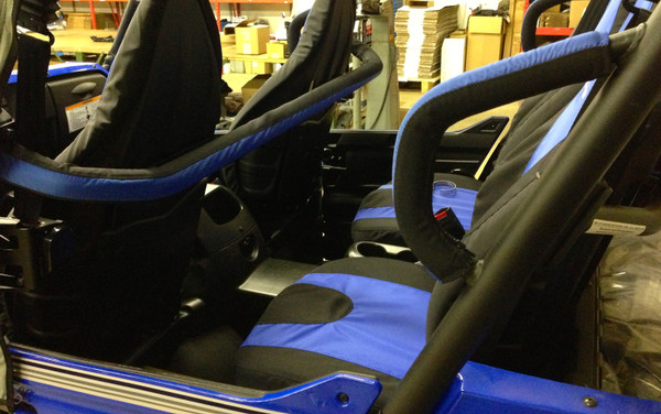 Kawasaki Teryx 4 Side Bar & Rear Grab Handle Pads by Greene Mountain