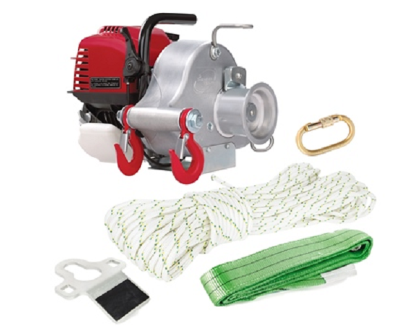 Kawasaki Mule / Teryx Power of 1550lbs Gas-Powered Portable Capstan Winch Kit by Kimpex