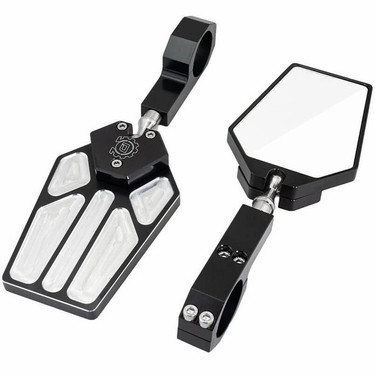 Kawasaki Mule / Teryx Billet Side Mirrors by Deviant Race Parts
