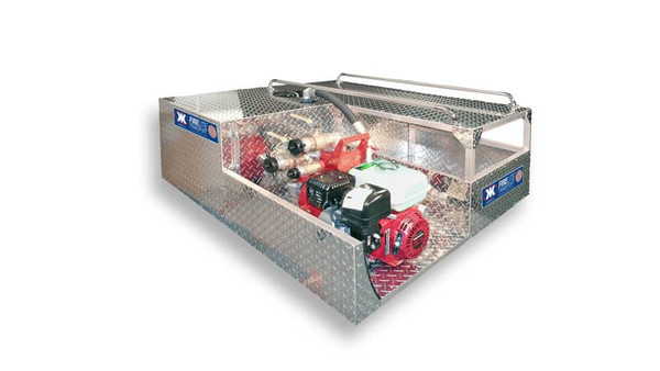 Kawasaki Mule / Teryx Full Size / Full Size Crew Firelite® Deluxe Skid Unit Darley Davey Pump Poly Water Tank & Rescue Area by Kimtek