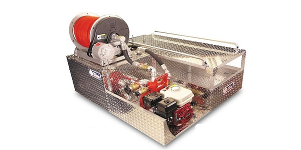 Kawasaki Mule / Teryx Full Size / Full Size Crew Firelite® Deluxe Skid Unit Darley Davey Pump Poly Water Tank Hannay Reel & Rescue Area by Kimtek 