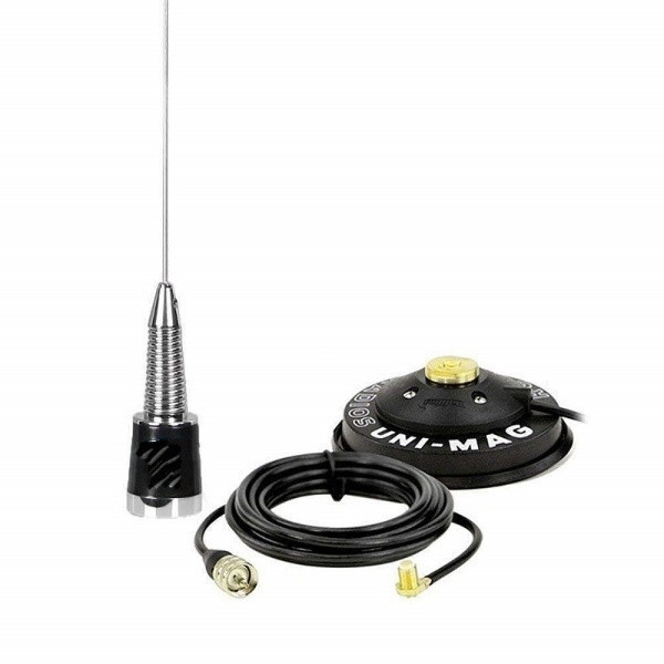 Kawasaki Mule / Teryx VHF Antenna Kit with 1/2 Wave NGP Antenna and Magnetic Mount by Rugged Radios