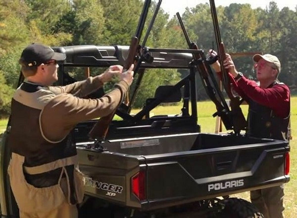 Kawasaki Mule / Ridge / Teryx Sporting Clays UTV Gun Rack by Great Day ...