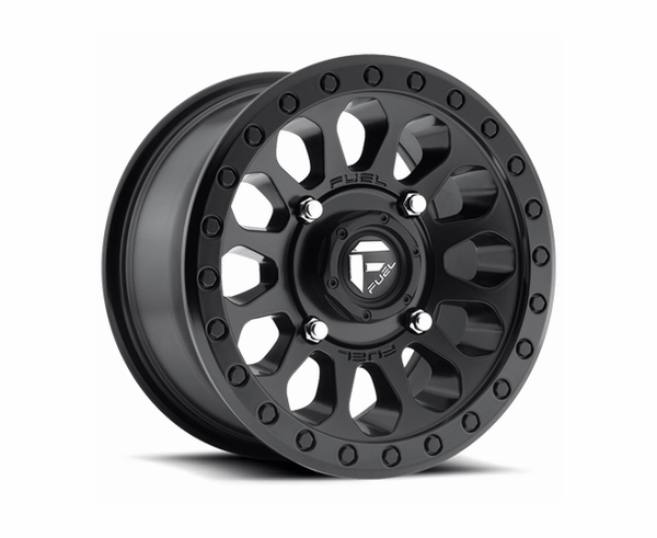 Kawasaki Mule / Teryx Fuel Vector D579 Matte Black Wheel Set by Fuel Off-Road 