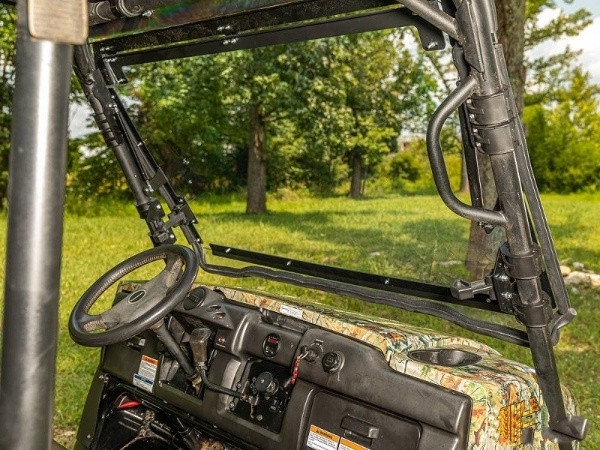 Kawasaki Mule 4000/4010 Scratch Resistant Flip Windshield by Super