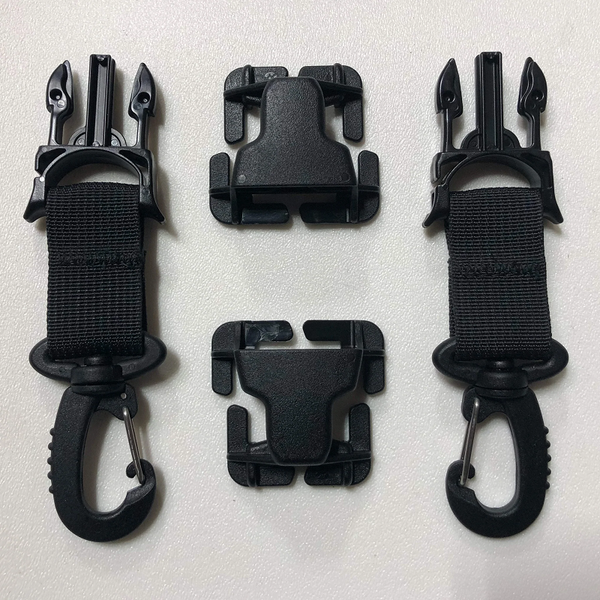 Kawasaki Teryx / Mule Molle Attachments Pals/Molle Acetal Heavy Duty Swivel Hook quick side release Buckle Kit by Bartact - MASDK-XX-EKO