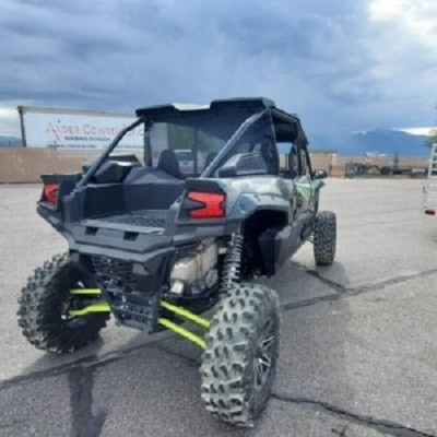 Enhance Off-Road Adventures: Kawasaki Teryx KRX Rear Window - Black