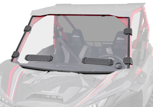 Kawasaki Teryx KRX 1000 Scratch Resistant Vented Full Windshield by SuperATV