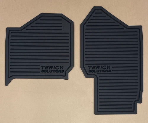 k.・.☆ カーリスマット Kawasaki Ridge Rubber Floor Mats by Terick Solutions UFM-KRDG-XX-EKO