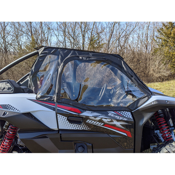 Kawasaki Teryx KRX 1000 Soft Upper Doors with Zipper by Seizmik 51