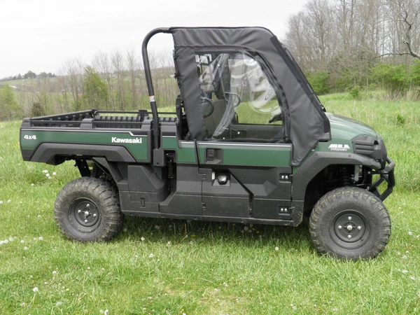 Kawasaki Pro FX/DX Full Cab Enclosure for Hard Windshield (Half Doors) by 3 Star Industries