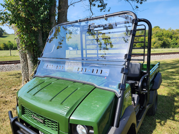 Kawasaki Mule 4000/4010 - 2 Pc Scratch-Resistant Windshield by 3 Star Industries