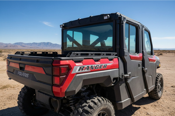 Kawasaki Ridge Heavy-Duty Bed Rail System with L-Track & Tie-Down Mounts by RBO