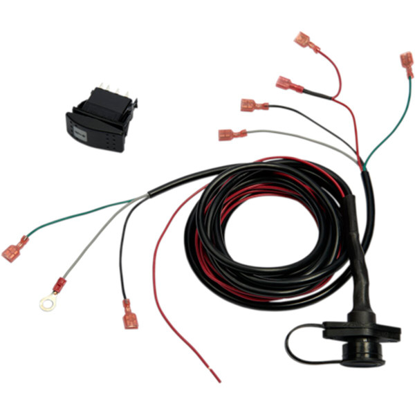 Dash Rocker Switch w/Wiring - 4505-0606 by Moose Offroad