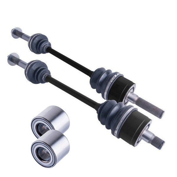 Kawasaki Teryx 750 2 Seater Rear CV Axles & Wheel Bearings Set CASWB212R2L by East Lake Axle