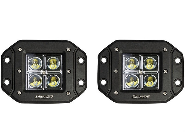 Kawasaki Mule / Teryx 3" LED Recessed Cube Lights by SuperATV