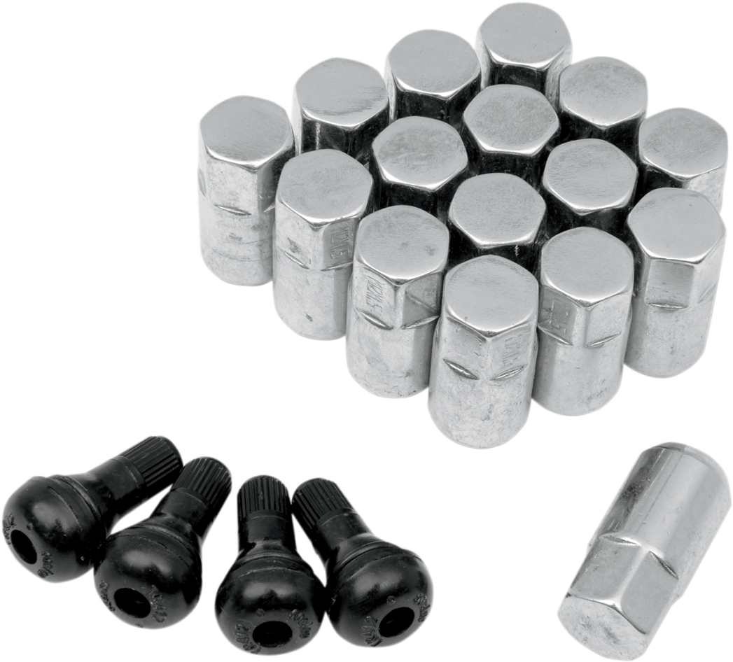 スポーツ mmweneea2586 Kawasaki Mule / Teryx 900 / XP 1000 Chrome 12X1.50 Lug Nut 16 Pack