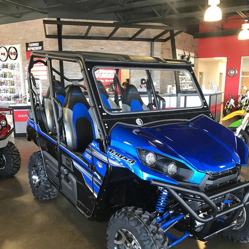 Kawasaki Teryx 800 Front Windshield by Dirt Warrior Accessories