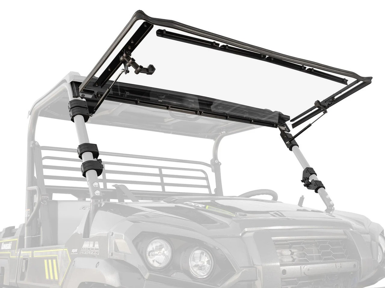 Kawasaki Mule Pro Scratch Resistant Flip Windshield by SuperATV