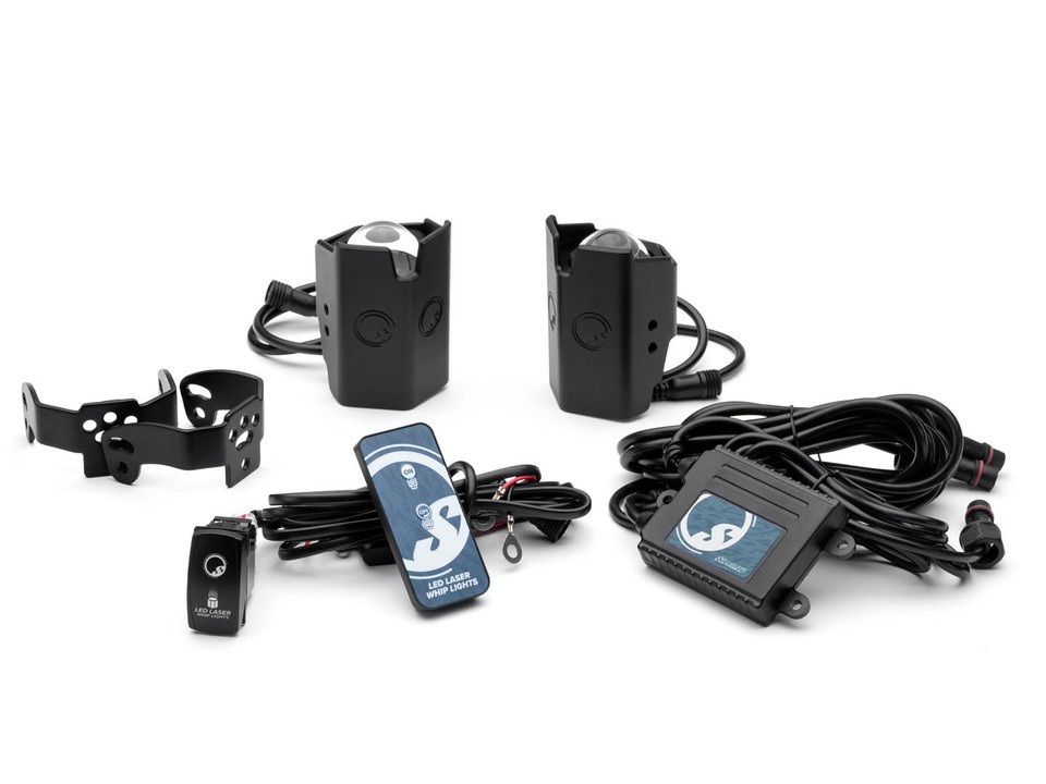 Kawasaki Teryx/KRX/Mule LED Laser Whip Lights by SuperATV - WL-U-LED