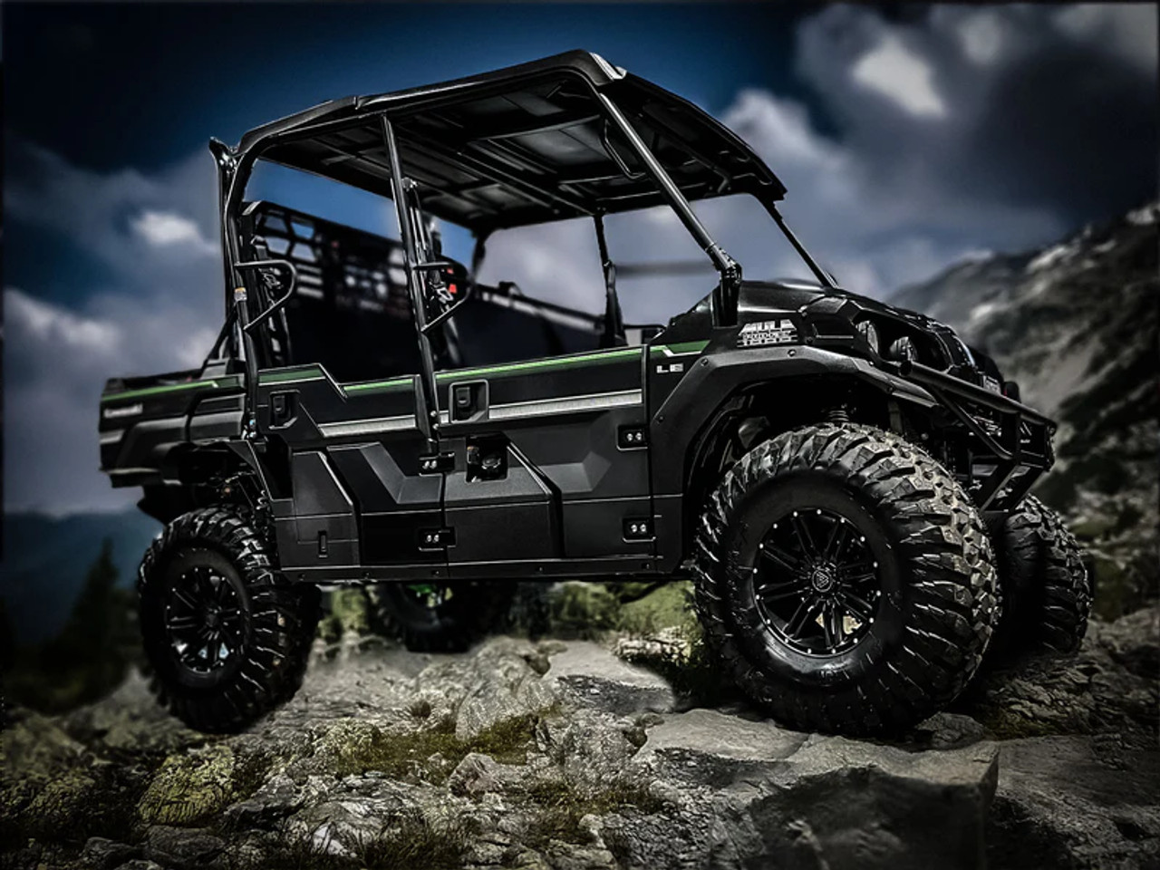 Kawasaki Mule Pro-FXT 1000 Control Arms Big Tire Kit by ThumperFab