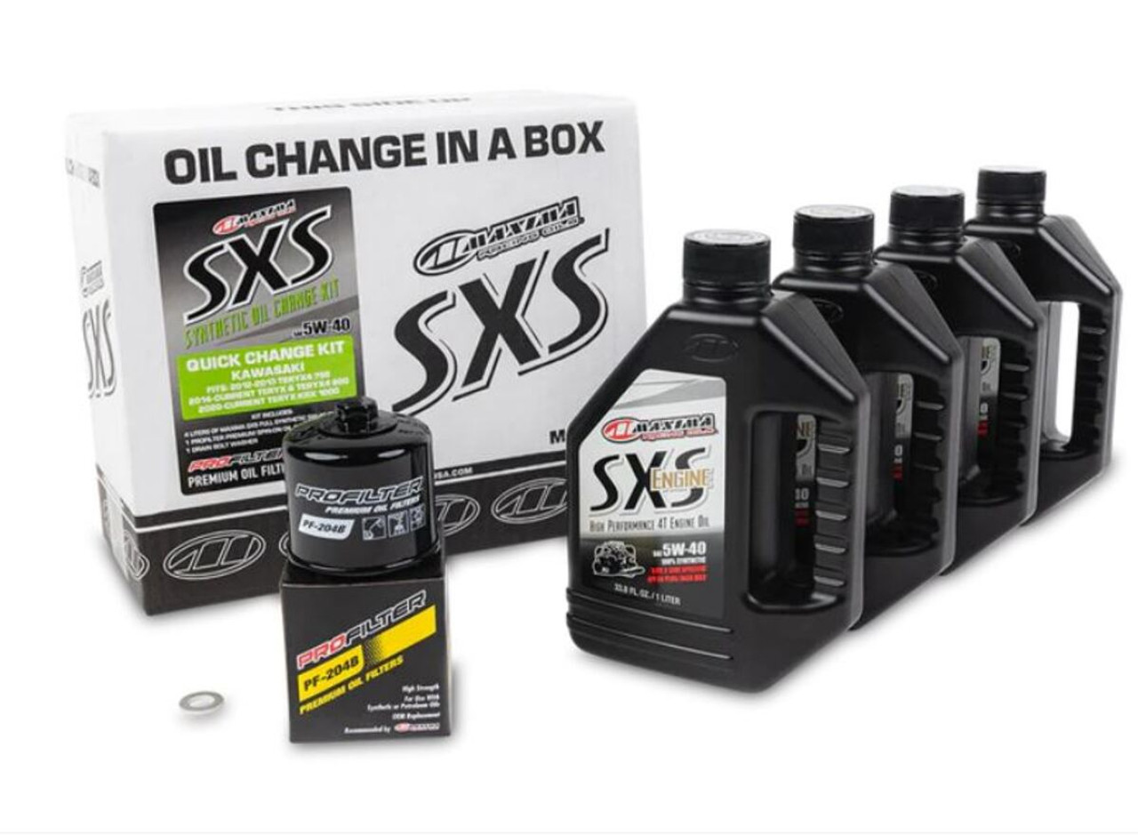 Kawasaki Teryx / KRX Quick Change Oil Kit by Maxima - 78-90145-EKO
