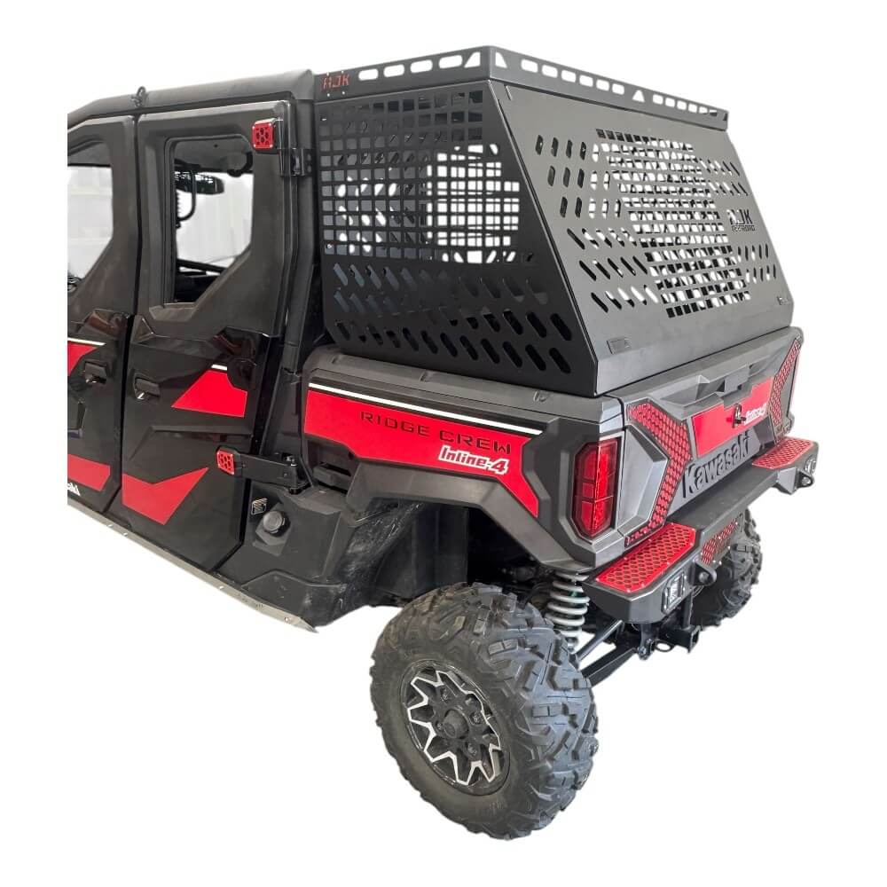 Kawasaki Ridge Bed Rack w/ Enclosure by AJK Offroad - 200591-X-EKO