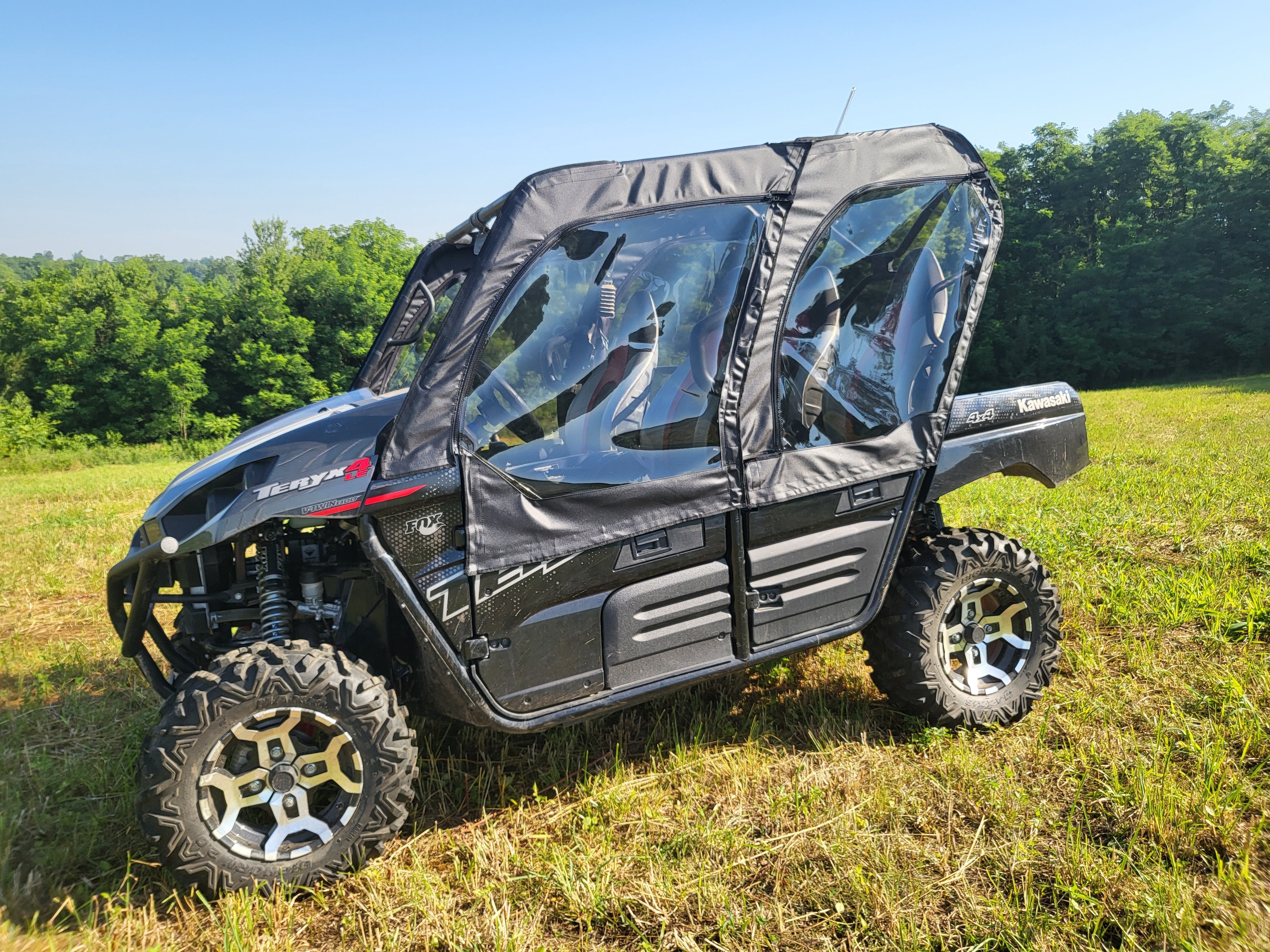 希少レア　スピーダー661TS-Xオールスリーブ付き Kawasaki Teryx 4 Soft Doors by 3 Star Industries - KAWTR4-DOH-XXX-EKO