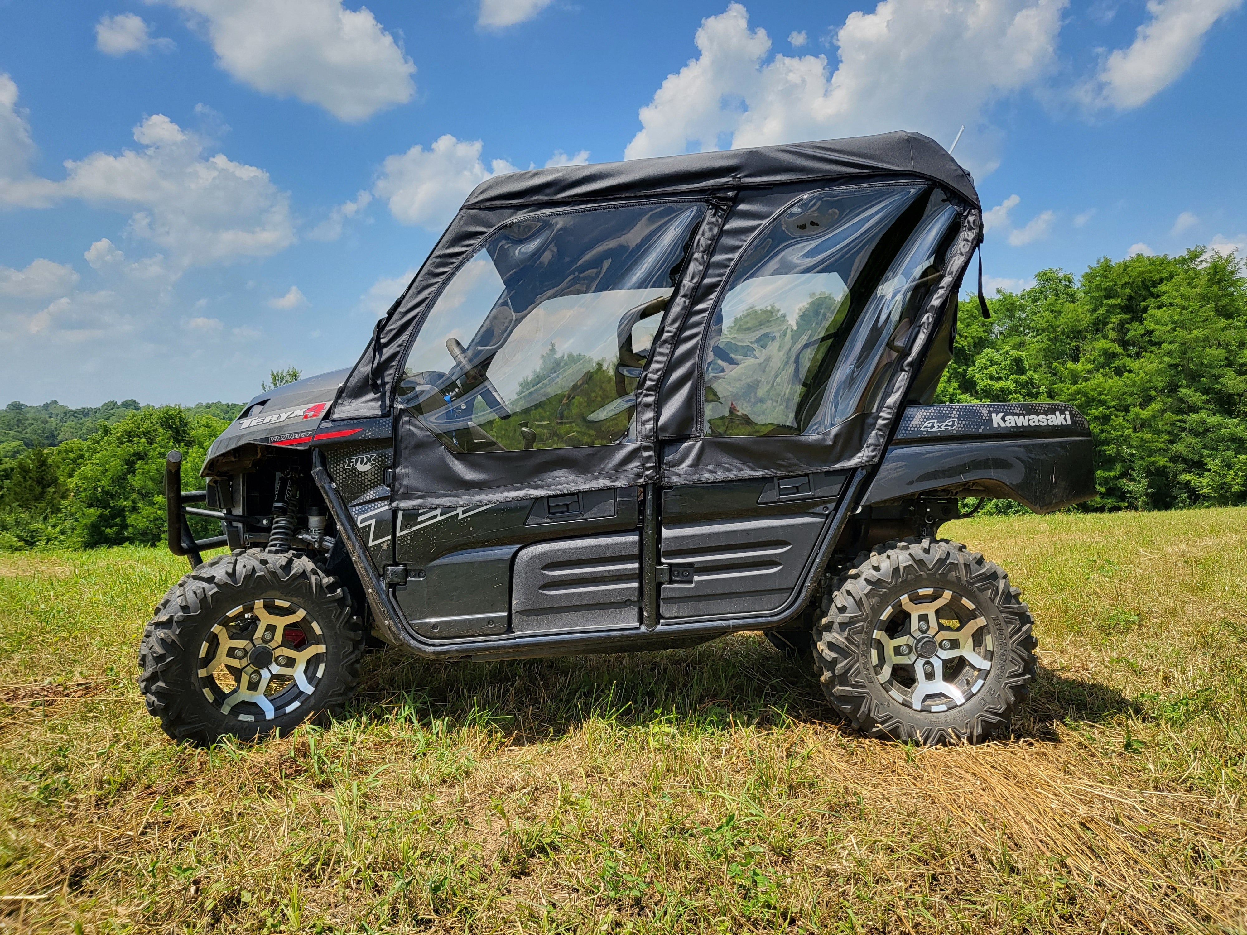 Kawasaki Teryx4 Full Cab Enclosure for Hard Windshield by 3 Star