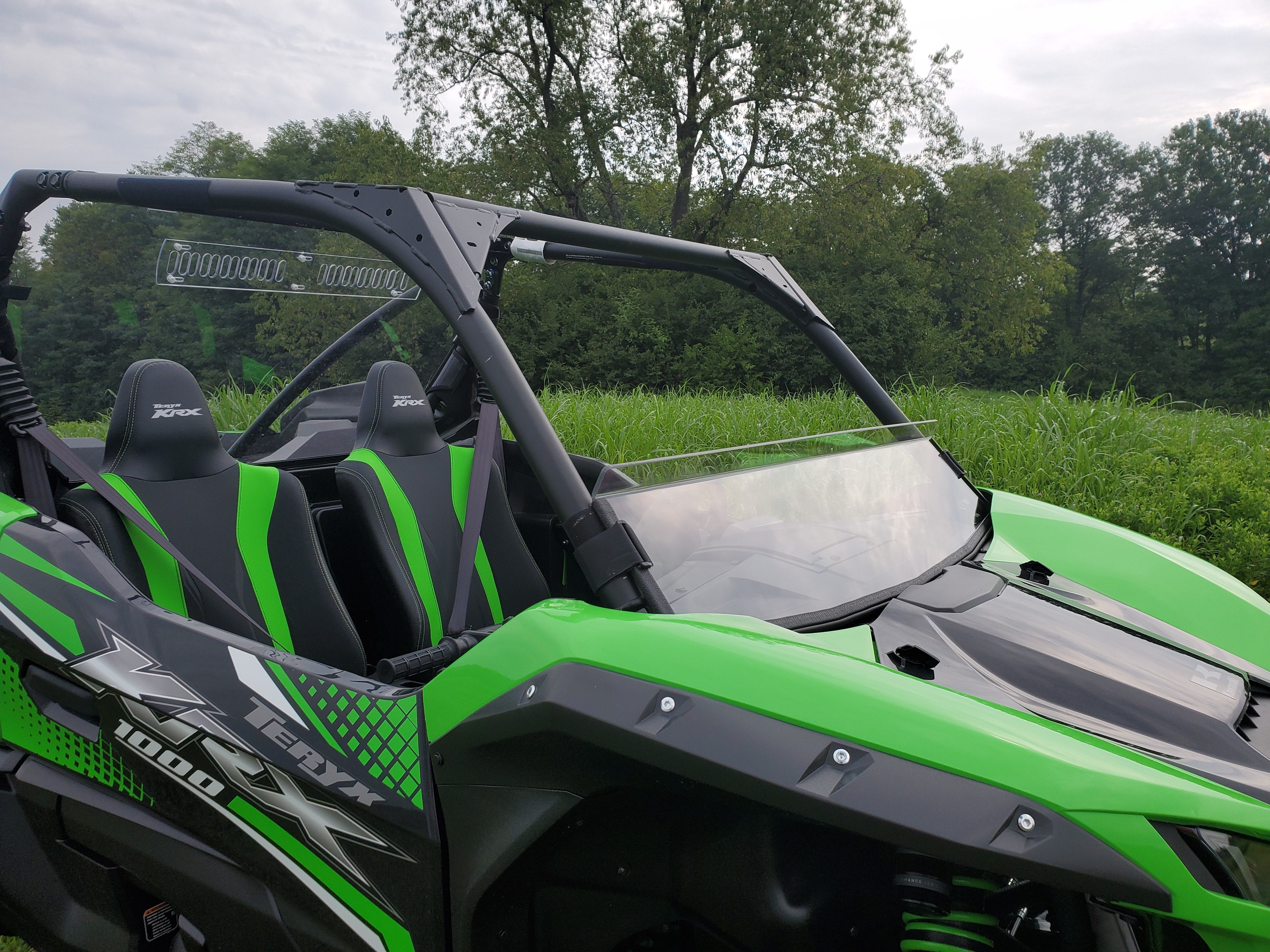 Kawasaki Teryx KRX Crew Scratch-Resistant Half Windshield by 3