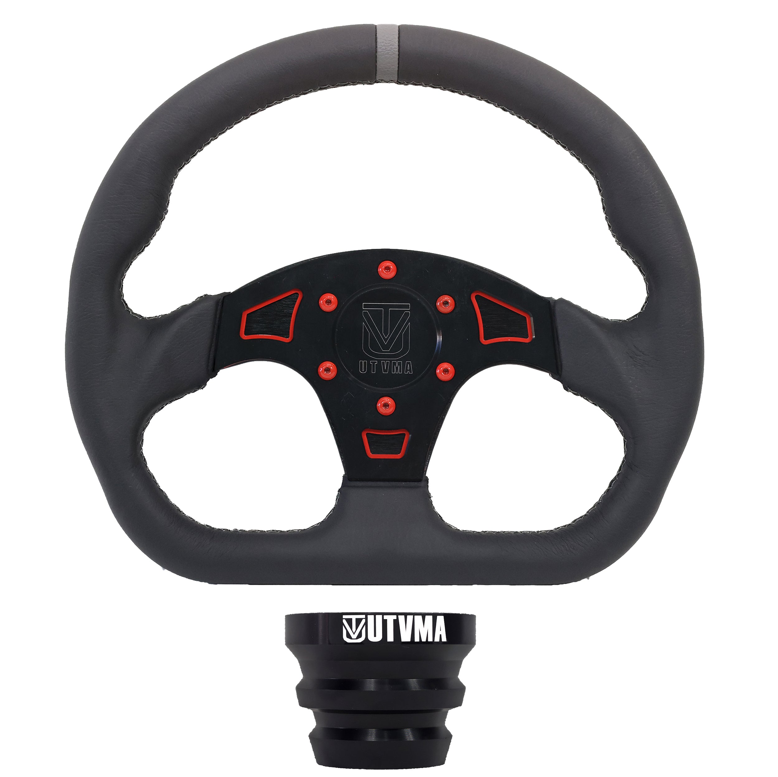 Kawasaki Teryx KRX 1000 DriftX Leather Steering Wheel w/ Hub by
