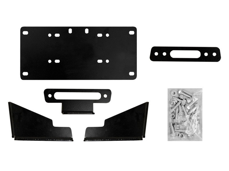 moko品 Kawasaki Mule Pro Winch Mounting Plate - SuperATV WM-K-MULE-FXT