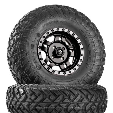 Kawasaki Mule / Ridge / Teryx Anza D557 Matte Black Wheels with