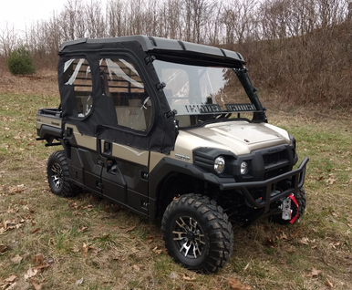 Kawasaki Mule Pro FXT Full Cab Enclosure by SideXSide Enclosures