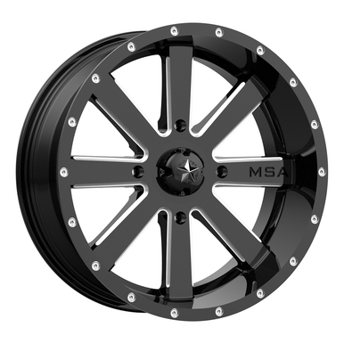 Kawasaki Mule M34 Flash Wheels by MSA - M34-01873-XX-EKO