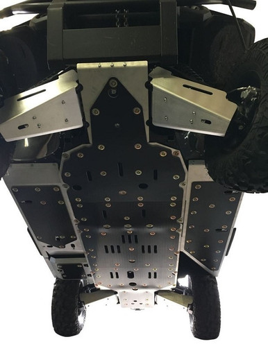 Kawasaki Mule Pro FX 10-Piece Complete Aluminum Or UHMW Skid Plate