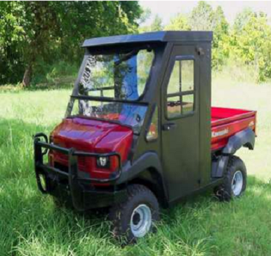 Kawasaki Mule 4010 Fixed Windshield by Fortress - 420204
