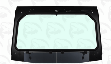 Kawasaki Teryx KRX 1000 Black Vented Full Glass Windshield with